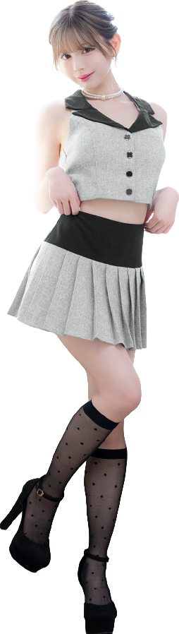 ホルターネックセットアップドレスフロント画像