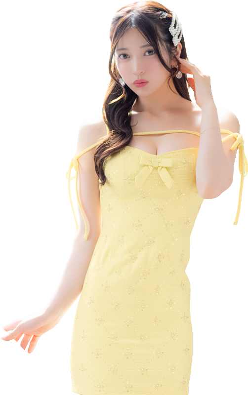 キャミソールコードデザインドレスイメージ画像