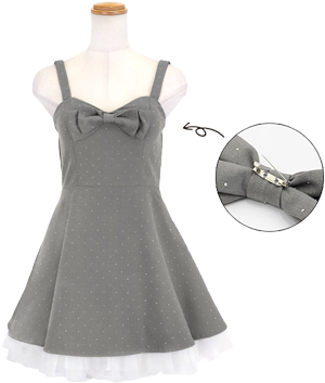 Aラインチュールドレスカラバリ画像