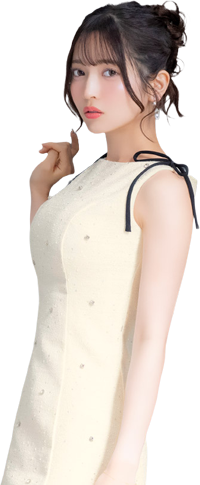 ノースリーブツイードドレスイメージ画像