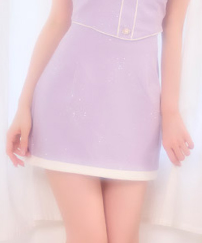 ラベンダーリボンショルダードレスディテール画像