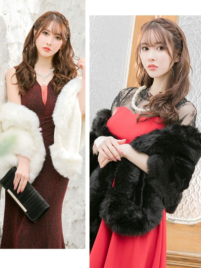 イメージ画像3 フェイクファー付き大判ショール