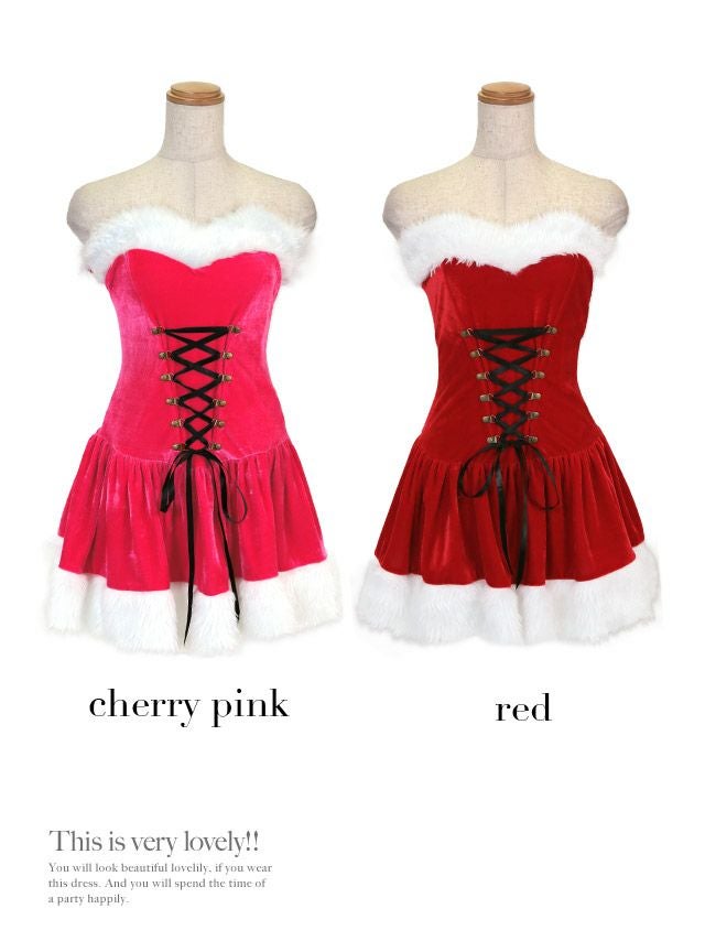 イメージ画像11コルセット調レースアップデザインサンタ