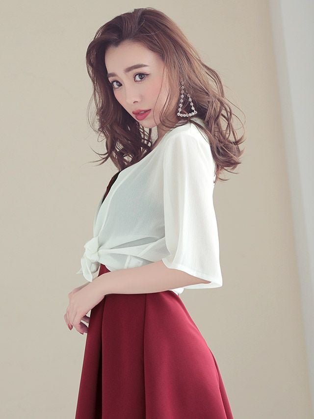 イメージ画像2 シンプル五分袖ボレロ