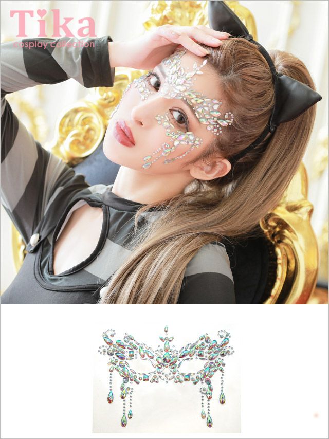 コスプレ衣装 コスプレ 小物 フェイスジュエルメイクシール