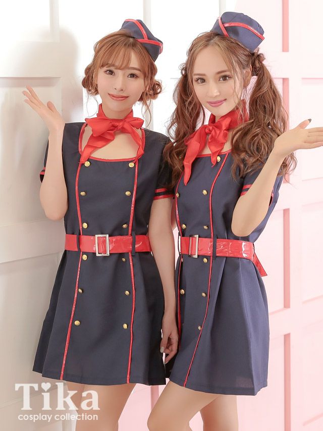 空のお仕事！CA（キャビンアテンダント）のコスプレ衣装はTika(ティカ)