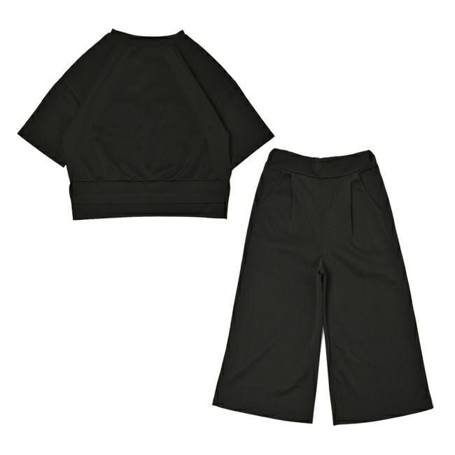 イメージ画像9 ルームウェア 部屋着 パジャマ ダンボールニット ガウチョパンツ上下セット