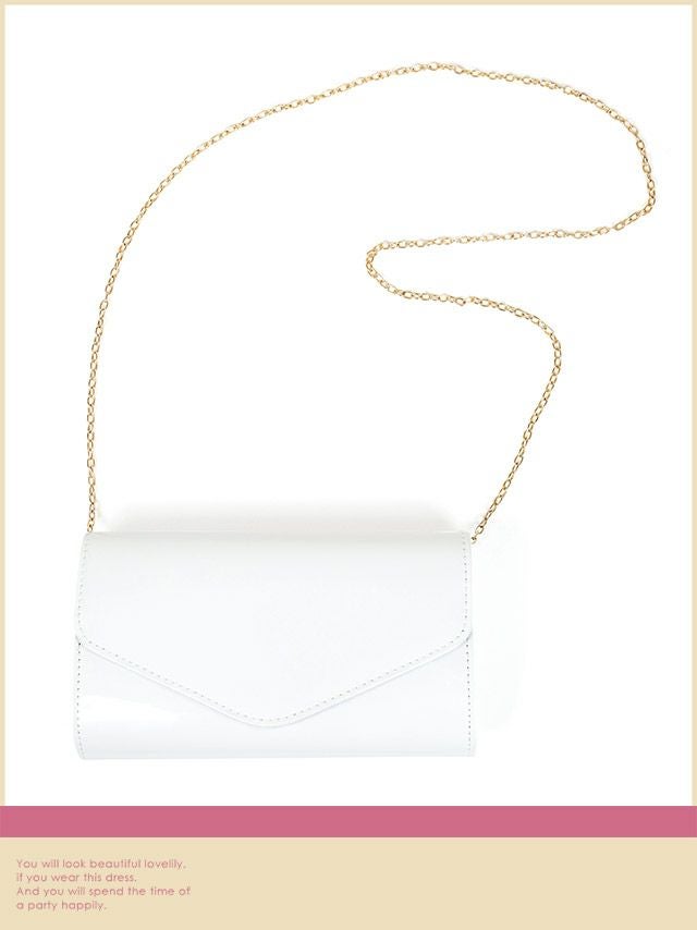 バッグ 鞄 ショルダーバッグ ミニバッグ クラッチバッグ Tika ティカ エナメルクラッチミニバッグ