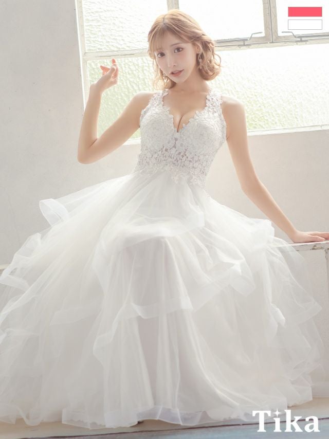 Aラインロングドレス | キャバドレス通販 TIKA(ティカ)【公式】