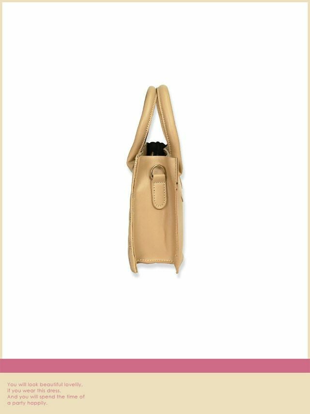 バッグ 鞄 ミニバッグ ショルダーバッグ トートバッグ パーティー キャバクラ クラブ ラウンジ Tika ティカ サテンスカーフ付き2Wayキルティングミニバッグ