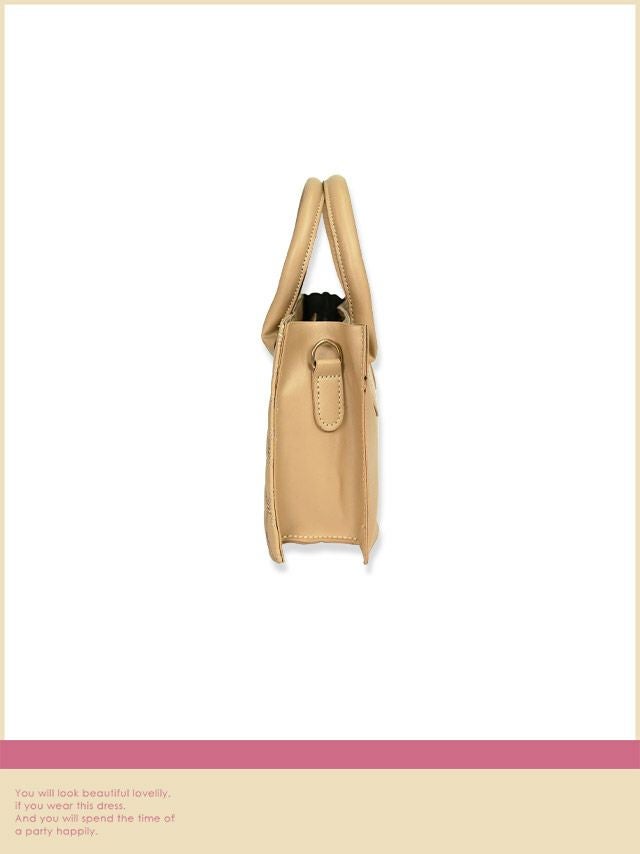 鞄 バッグ ミニバッグ ショルダーバッグ ハンドバッグ 肩がけ 小さめ Tika ティカ サテンスカーフ付き2Wayミニトートバッグ