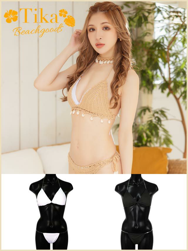 水着小物 クリアストラップインナービキニ