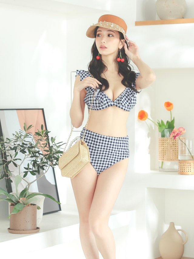 sheller シェリエ 水着 チェック水着 SWIM WEAR – shéller / シェリエ