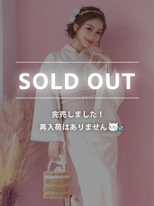 [浴衣 選べる帯] SWEET アイボリーフラワーシフォン 高級レース 3点セット (ゆかた・平帯or作り帯・下駄)