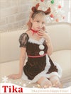 コスプレ クリスマス サンタ 鹿 衣装 仮装 ラップフレアスカートベアトナカイアニマルサンタコスプレ