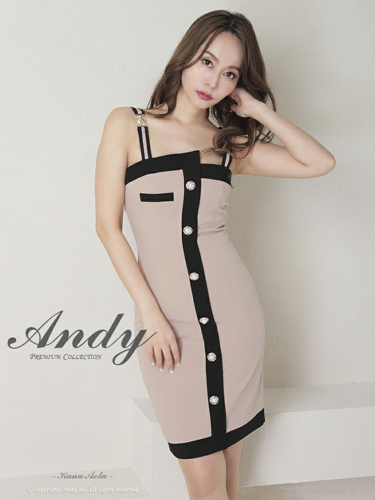 キャバドレス ミニドレス Andy アンディー 高級ブランドキャミソールタイトミニドレス