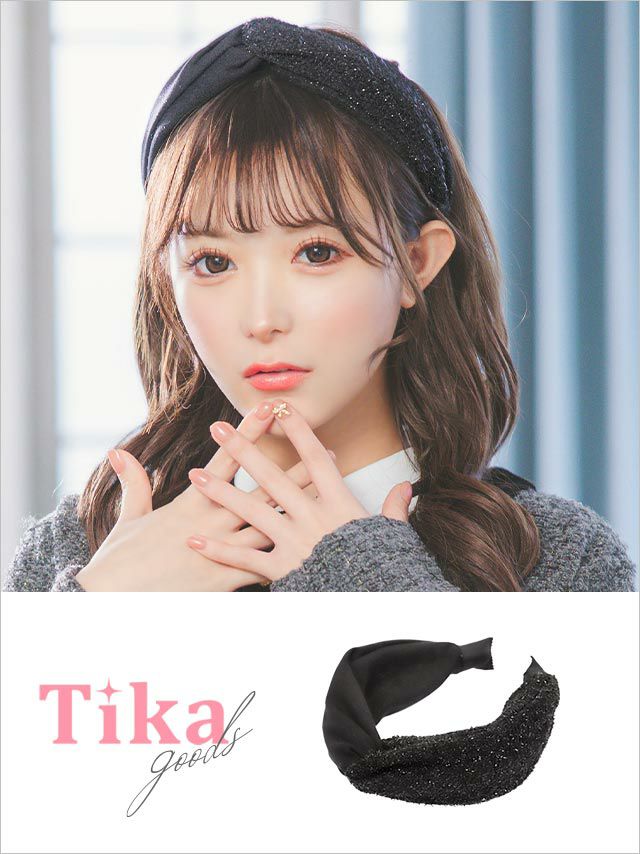 カチューシャ ヘアアレンジ ヘアアクセ 幅広 髪留め バンダナ 黒 ヘアーアクセサリー ヘアバンド 