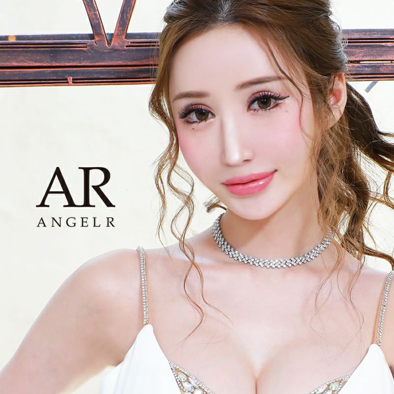 キャバアクセ キラキラ Angel-R エンジェルアール 高級キラキラストーンレンジチョーカーネックレス