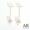 キャバアクセ キラキラ Angel-R エンジェルアール 高級パールビジューチェーンピアス