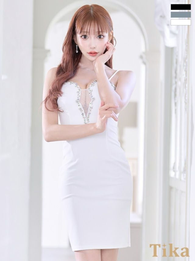 キャバドレス ミニ丈 大きいサイズ タイト ミニドレス キャミソール キャバクラ ワンピース