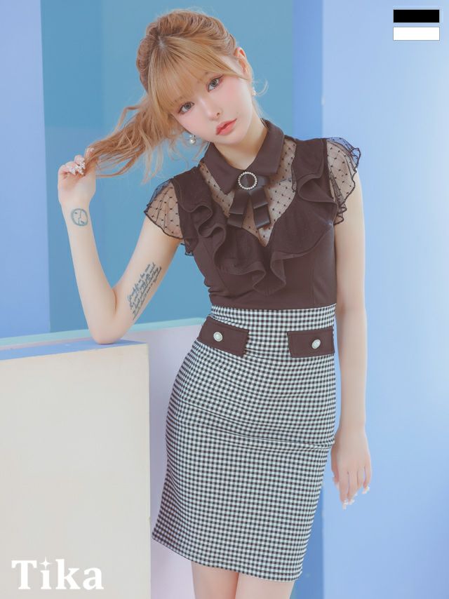 キャバドレス ミニ丈 大きいサイズ タイト ミニドレス キャバクラ ワンピース