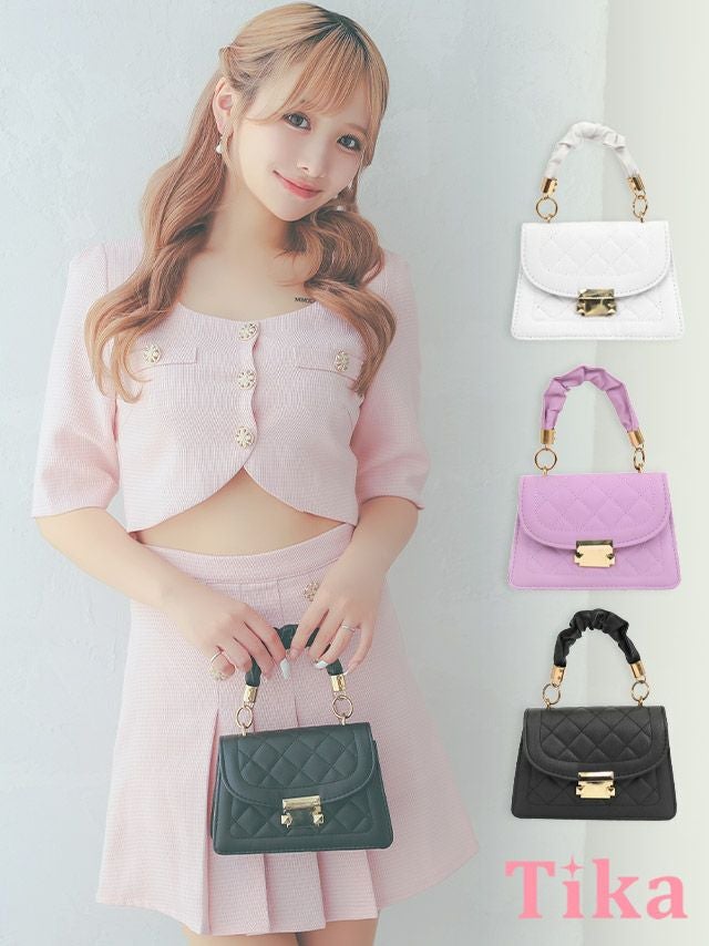 バッグ ハンドバッグ 小さめ ショルダーバッグ 2Way キャバクラ キャババッグ