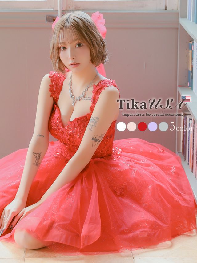 Aラインロングドレス | キャバドレス通販 TIKA(ティカ)【公式】