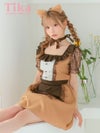 コスプレ ハロウィン 衣装 仮装 猫 メイド キャット コスチューム 制服 メイド服