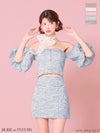 キャバドレス ROBEdeFLEURS ローブドフルール ミニドレス タイト セットアップ 大きいサイズ ツイード