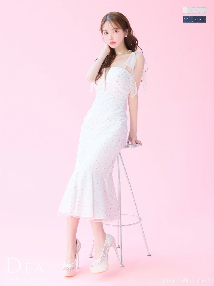 キャバドレス DEA.byROBEdeFLEURS ディアバイローブドフルール ロング丈 大きいサイズ