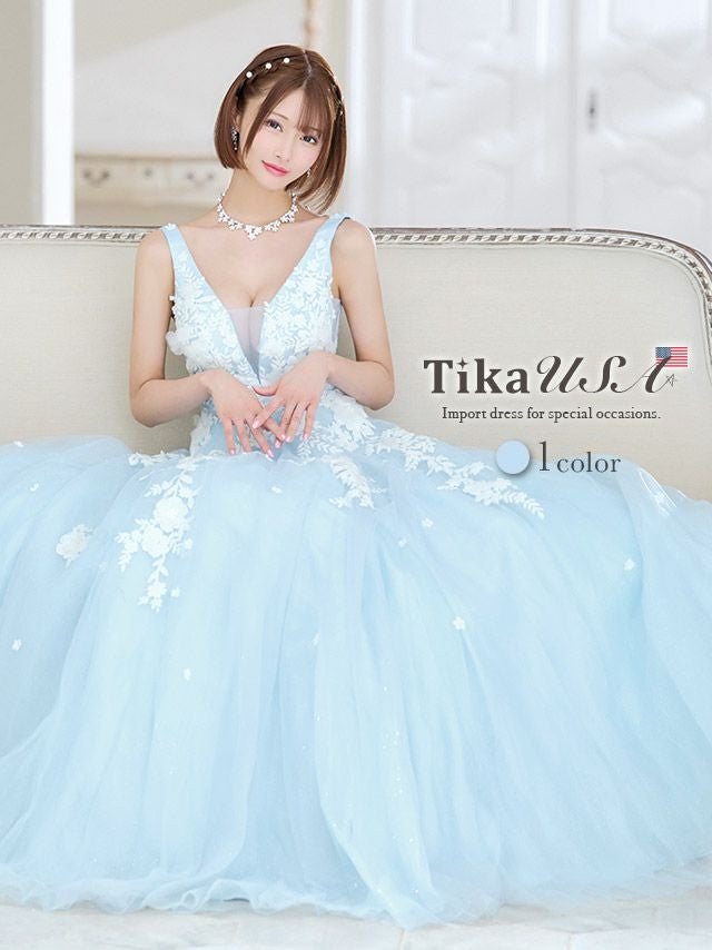 Aラインロングドレス | キャバドレス通販 TIKA(ティカ)【公式】