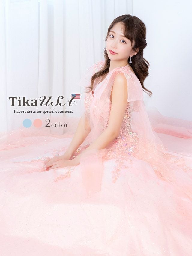 Aラインロングドレス | キャバドレス通販 TIKA(ティカ)【公式】