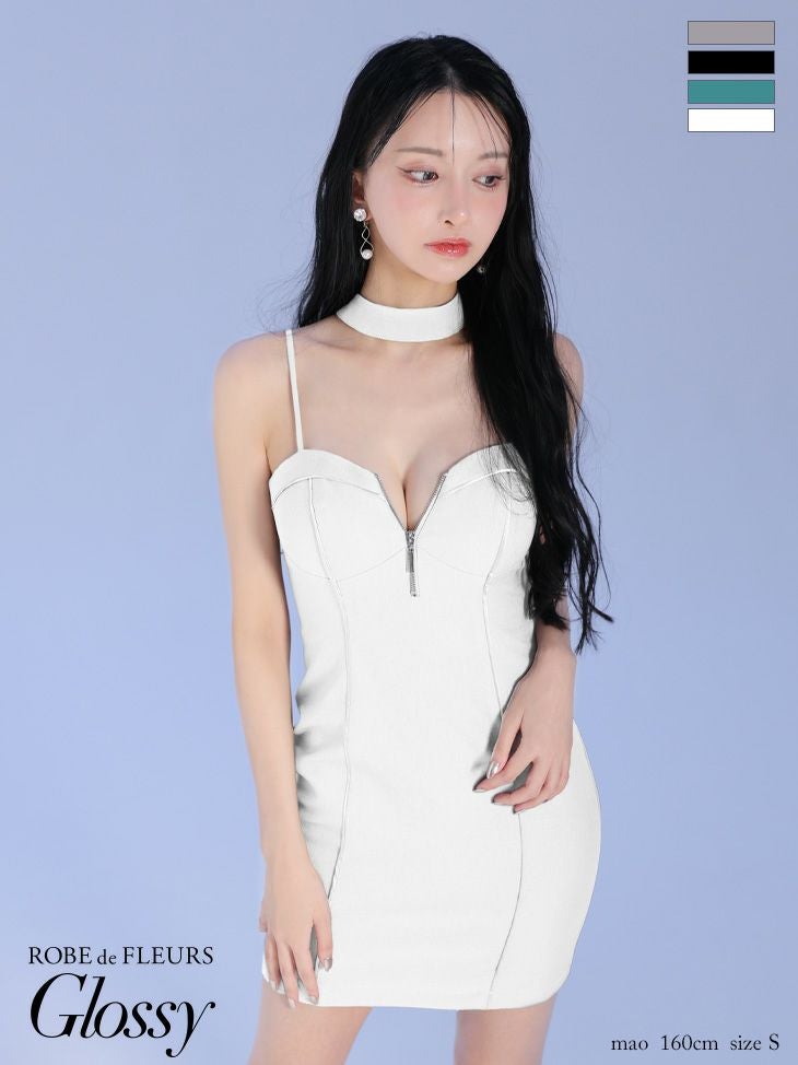 ROBEdeFLEURS Glossy ローブドフルール グロッシー 高級 キャバドレス