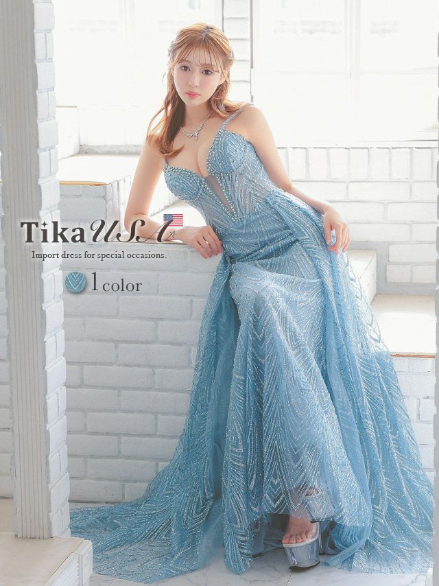 キャバドレス ロング丈 大きいサイズ インポート イベント バースデー ロング丈