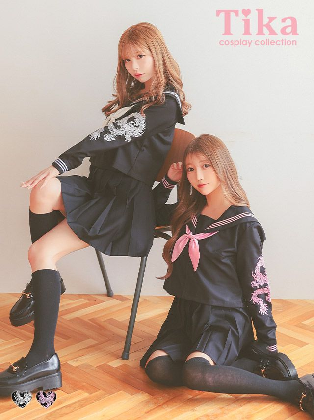 コスプレ ハロウィン 制服 衣装 仮装 セーラー服 学生 コスチューム ミニ丈 体型カバー