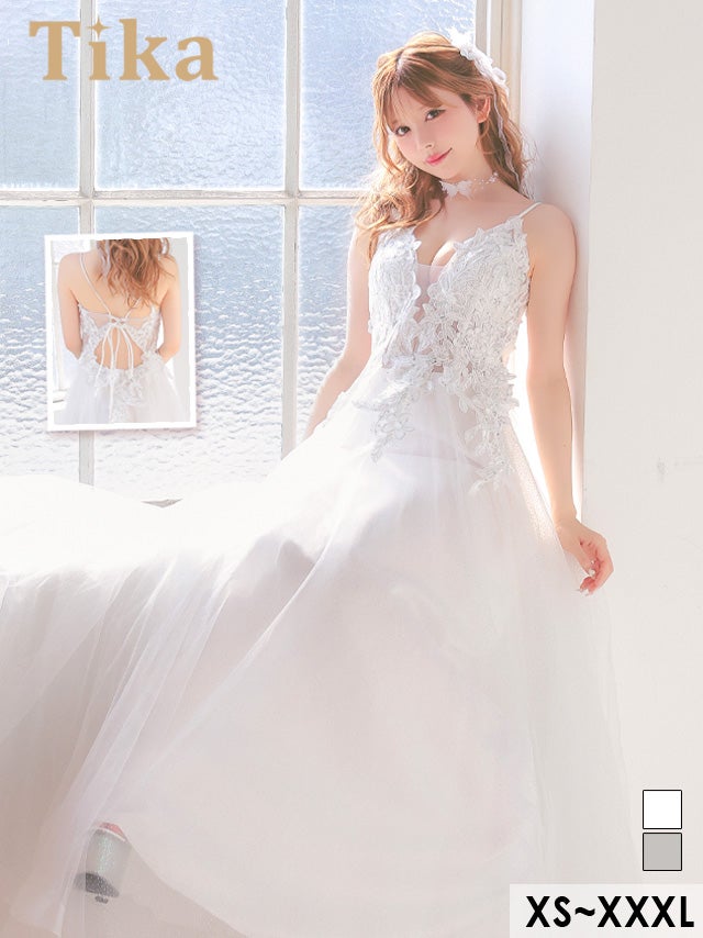 キャバドレス ロング丈 大きいサイズ ロングドレス キャバクラ イベント バースデー