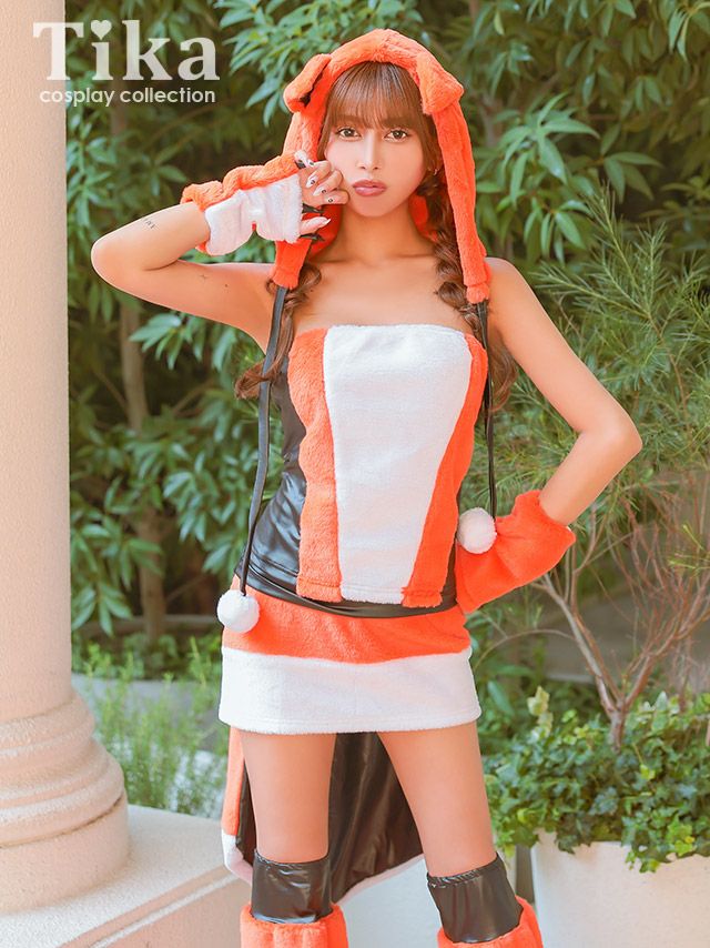 コスプレ ハロウィン 狐 フォックス 衣装 仮装 コスチューム キツネ アニマル