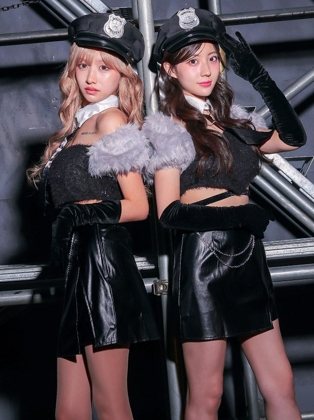 ポリスコスチューム セクシーショートドレス　XS ティカ Tika ハロウィン コスプレ ポリス セクシー 制服 大人 セクシー