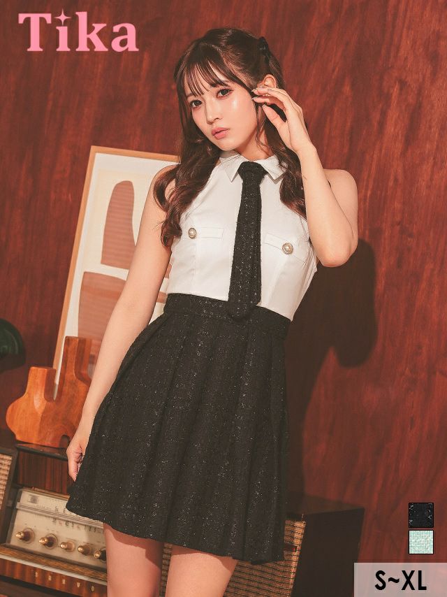 キャバドレス ミニ丈 フレア ミニドレス Aライン ワンピース 大きいサイズ