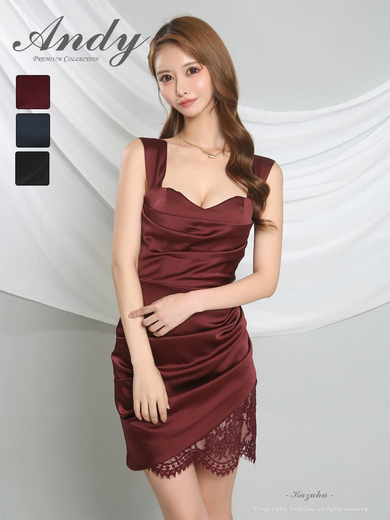 高級 タイト ミニドレス ノースリーブ レース シャーリング ワンカラー