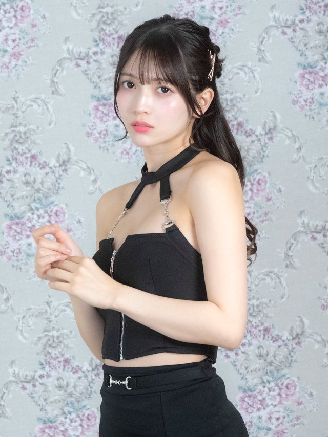 SALE] ロングドレス セットアップ ジップ チェーン セクシー