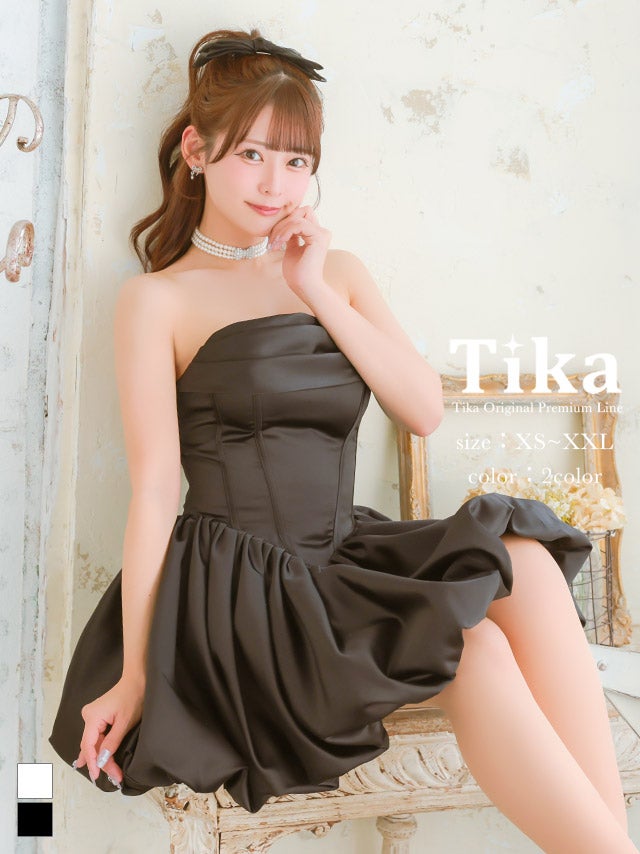 キャバドレス ミニ丈 大きいサイズ ミニドレス Aライン フレア バースデー イベント キャバクラ